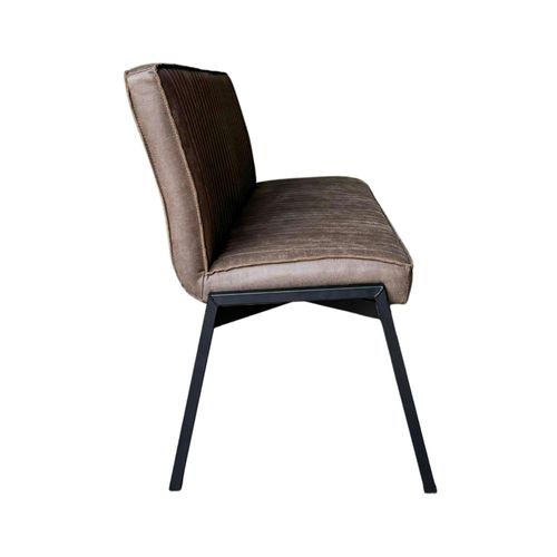 Banc De Table à Manger Marron à Bandes 155 Cm Cortina