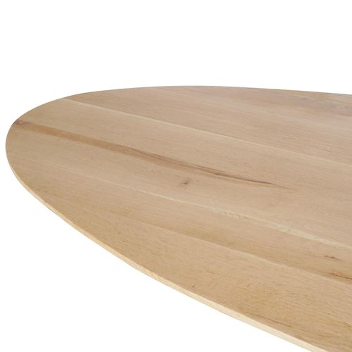 Table à Manger Ovale Bois De Chêne 210 Cm Lexton