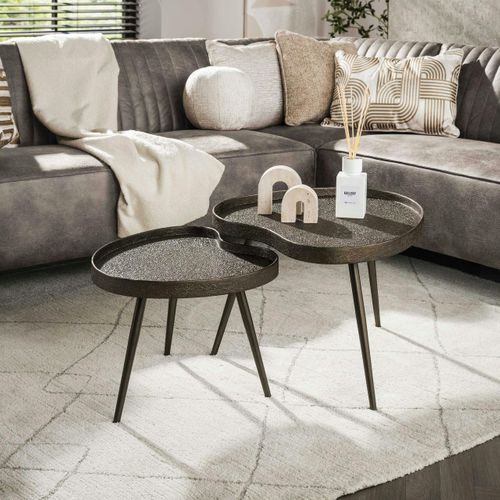 Table De Salon Vintage Forme Organique (lot De 2) Ralf