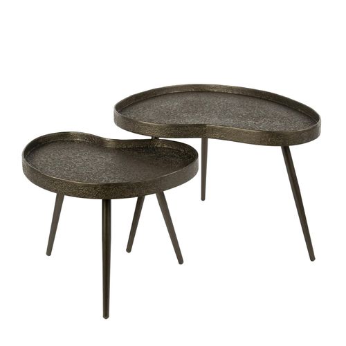Table De Salon Vintage Forme Organique (lot De 2) Ralf