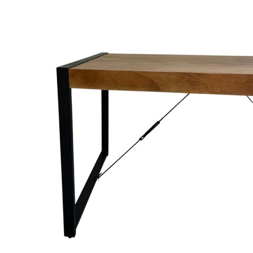 Table à Manger Bois Brun 160 Cm Milora