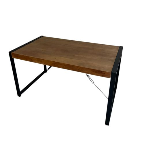 Table à Manger Bois Brun 140 Cm Milora