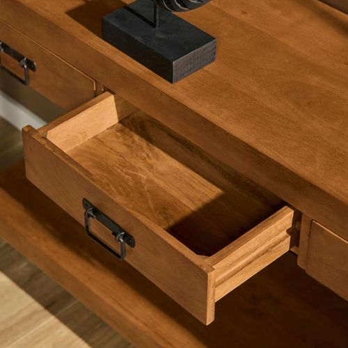 Console XXL Bois Métal 180 Cm Milora