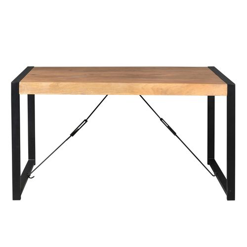 Table à Manger Bois Métal 200 Cm Milora
