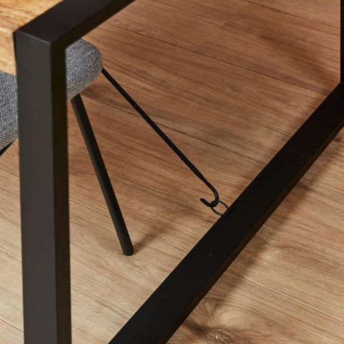 Table à Manger Bois Métal 200 Cm Milora