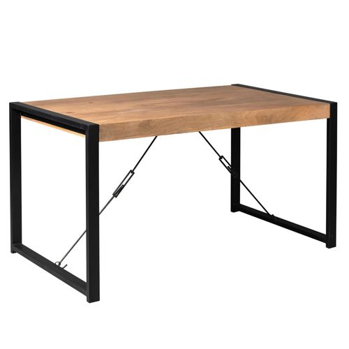 Table à Manger Bois Métal 180 Cm Milora