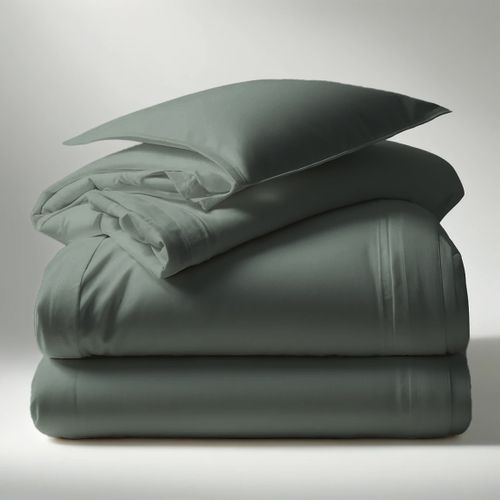 Housse de couette coton TERTIO® Lichen - 140 X 200 cm