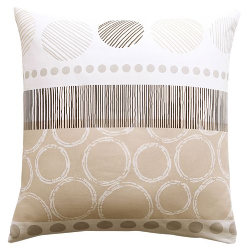 Taie Sac 63x63 Beige En Coton