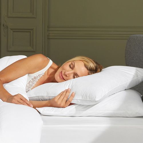 Oreiller Moelleux 45x70 Blanc En Coton