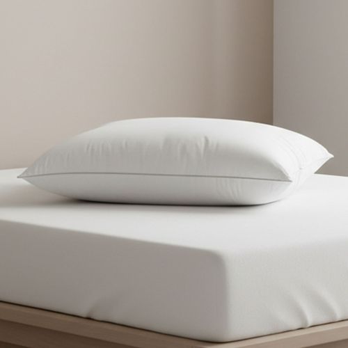 Oreiller Médium 45x70 Blanc En Coton