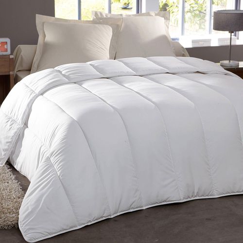 Couette Tempérée 200x200 Blanc En Polyester