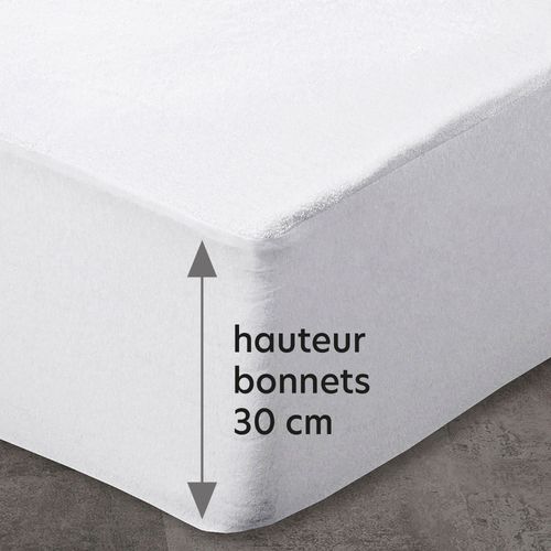 Protège Matelas 60x120 Blanc En Coton