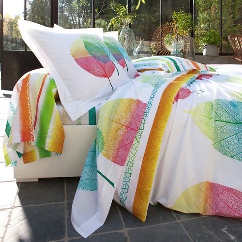 Housse De Couette 200x200 Multicolore En Coton