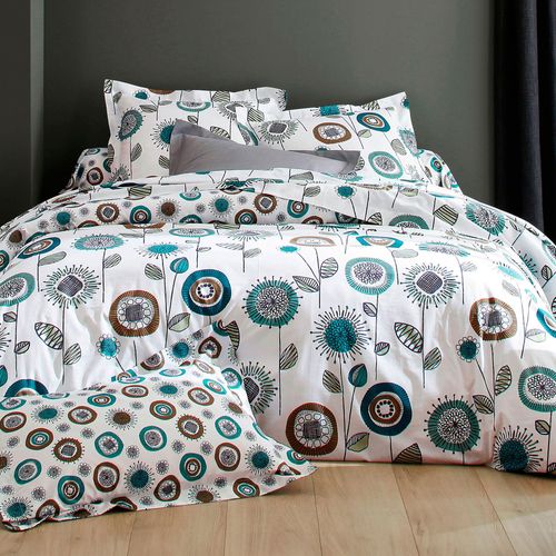 Housse De Couette 240x220 Bleu En Coton