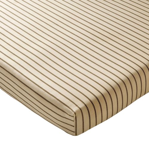 Drap-housse 160x200x28 Beige En Coton