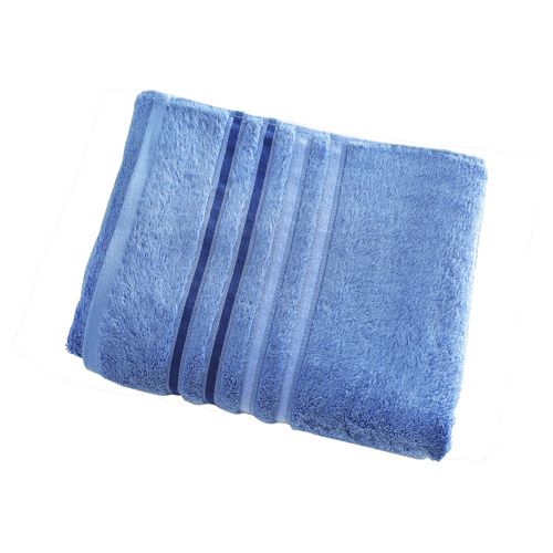 Serviette De Toilette 50x100 Bleu Pacifique En Acrylique