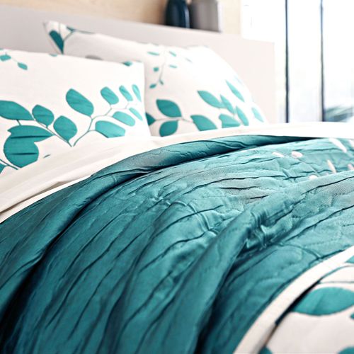 Jeté De Lit 180x270 Bleu En Polyester