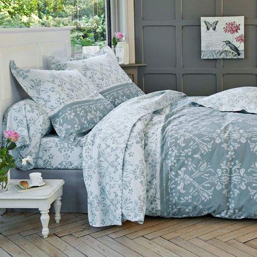 Housse De Couette 200x200 Gris En Coton