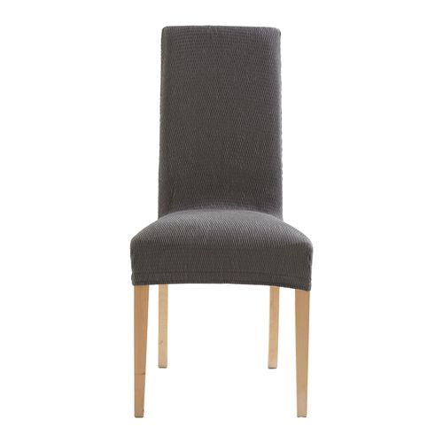 Housse De Chaise 50x50 Gris En Polyester