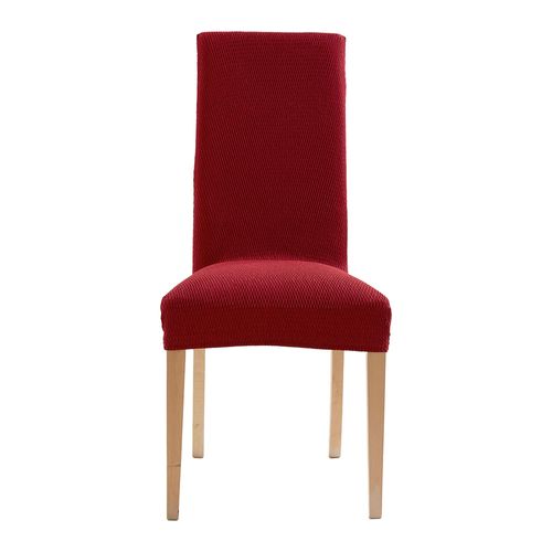 Housse De Chaise 50x50 Rouge Bordeaux En Polyester
