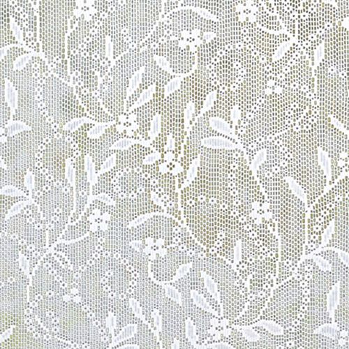 Voilage Droit 90x220 Blanc En Polyester