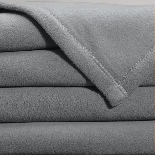 Couverture Tempérée 220x240 Gris En Polyester