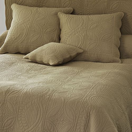 Plaid 150x150 Beige Ficelle En Coton