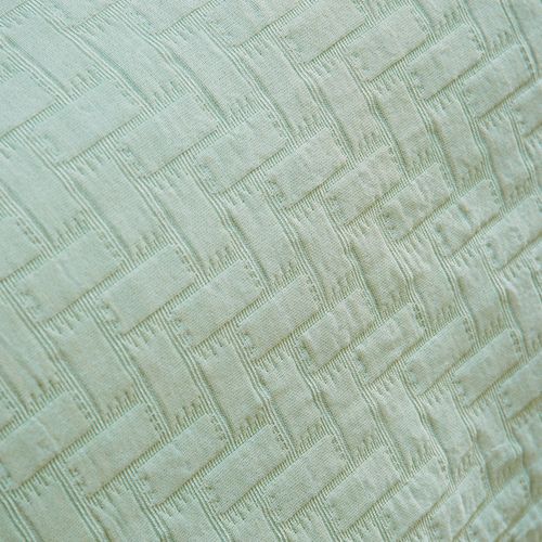 Jeté De Lit 230x250 Vert En Coton 400 G/m²