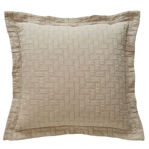 Housse D'oreiller 60x60 Beige En Coton 400 G/m²