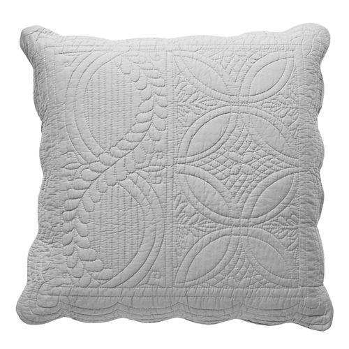Housse D'oreiller 65x65 Gris Perle En Coton