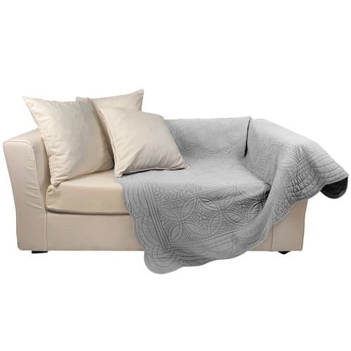 Housse D'oreiller 65x65 Gris Perle En Coton