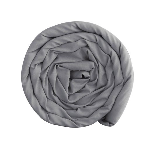 Drap-housse 160x200x28 Gris Minéral En Coton