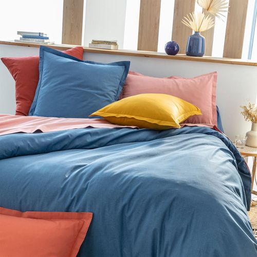 Drap-housse 140x200x28 Jaune Ocre En Coton