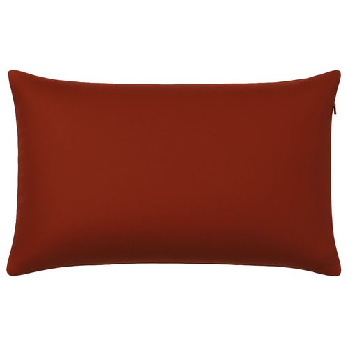 Housse De Coussin 35x60 Rouge Brique En Polyester