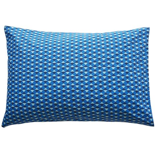 Taie Sac 50x70 Bleu En Coton