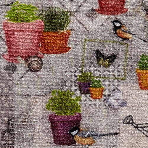 Tapis De Cuisine 40x60 Gris En Textile