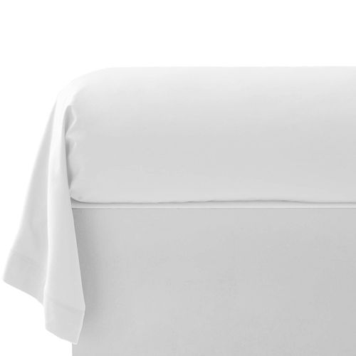 Taie Traversin 43x185 Blanc En Coton