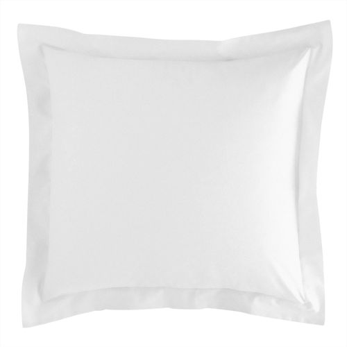 Taie Volant 50x70 Blanc En Coton