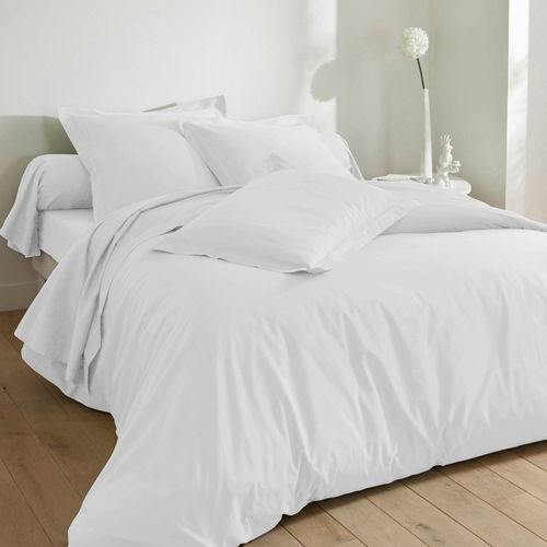 Housse De Couette 240x220 Blanc En Coton