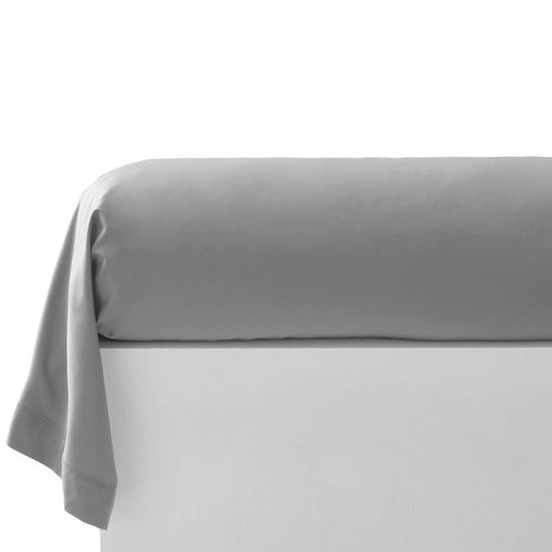 Taie Traversin 43x185 Gris En Coton