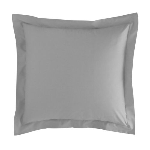 Taie Volant 50x70 Gris En Coton