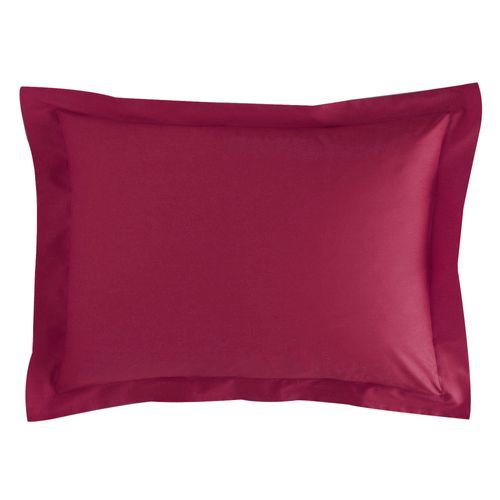 Taie Volant 63x63 Rose Indien En Coton