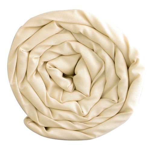 Drap-housse 140x200x28 Beige Sable En Coton