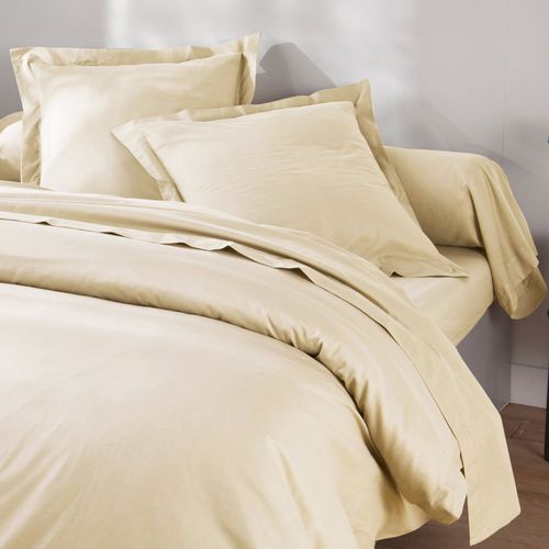 Drap-housse 160x200x28 Beige Sable En Coton