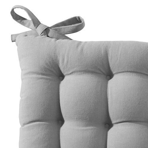 Lot de 2 Galettes 40x40 Gris En Coton