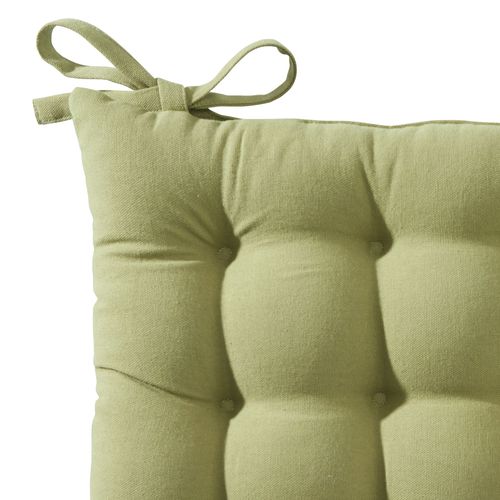 Lot de 2 Galettes 40x40 Vert Pistache En Coton