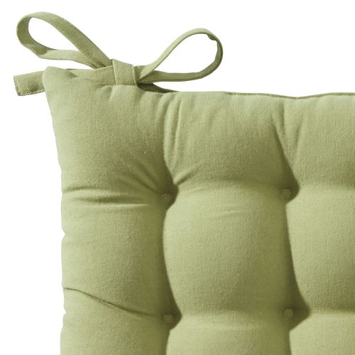 Lot de 2 Galettes 40x40 Vert Pistache En Coton