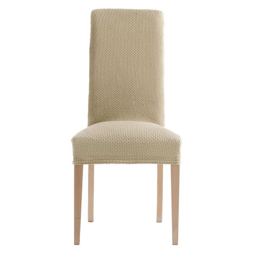 Housse De Chaise 50x50 Beige En Polyester