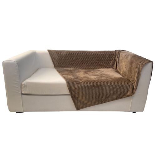 Plaid 150x150 Beige En Polyester