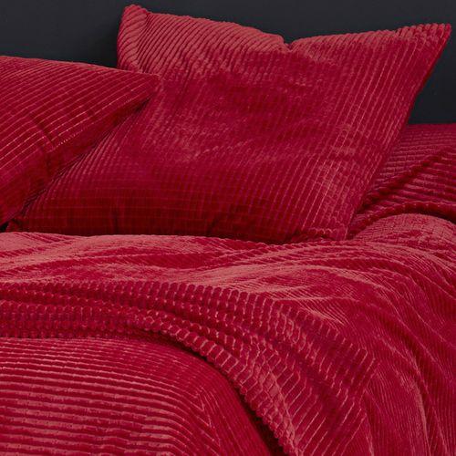 Jeté De Lit 180x245 Rouge Brique En Polyester